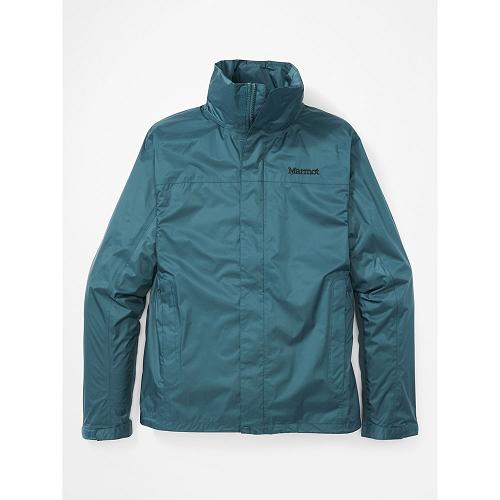 Marmot PreCip Eco Jackets - Mens Rain Jacket Blue Grey CA1469725 Canada